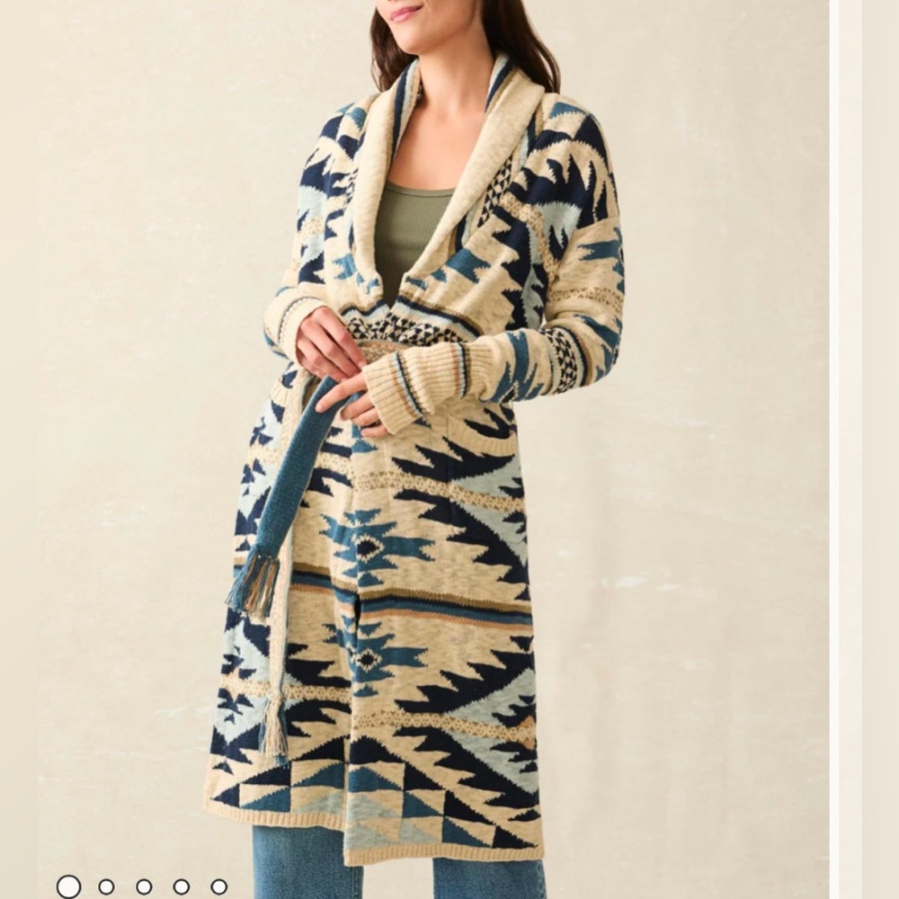 Faherty Paloma Longline Duster